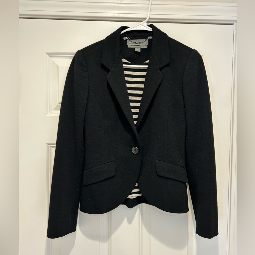 Proenza Schouler Black Wool Blazer Size 6
